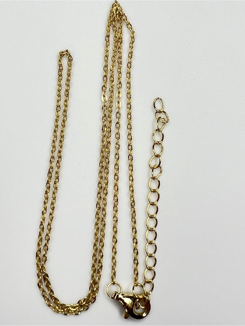 NEW Gold over sterling silver chain